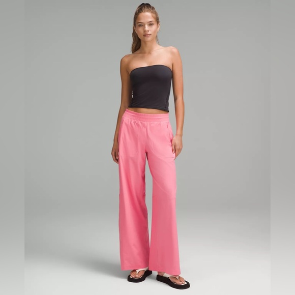 Lululemon Athletica Swift Mid-Rise Wide-Leg Pant Sakura Pink - Picture 11 of 11
